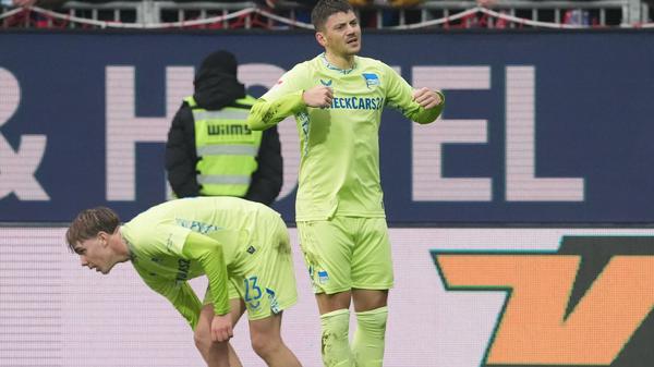 Erfolgreiches Comeback. Dawid Kownacki bescherte Hertha BSC im ersten Spiel nach zweimonatiger Verletzungspause den nächsten Sieg.
