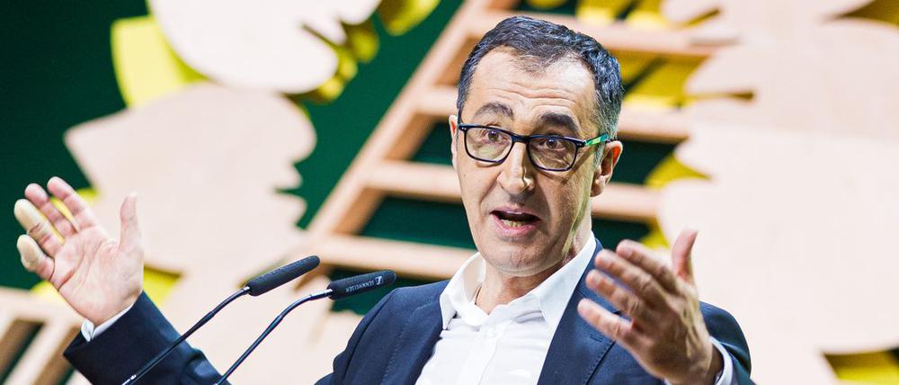Cem Özdemir beim Bundesparteitag der Grünen.