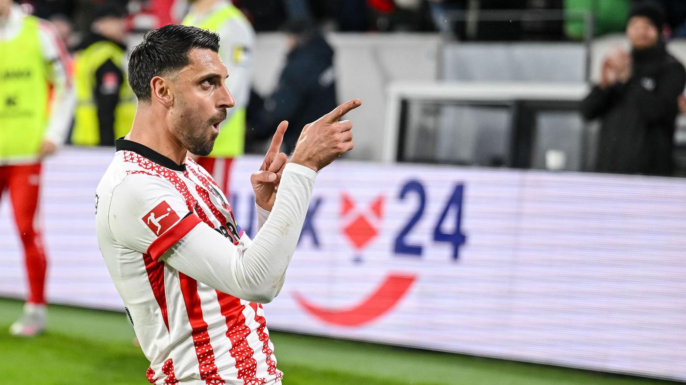 Fu-ball-Bundesliga-69-Liga-Tor-f-r-Freiburg-Grifo-stellt-Petersen-Rekord-ein