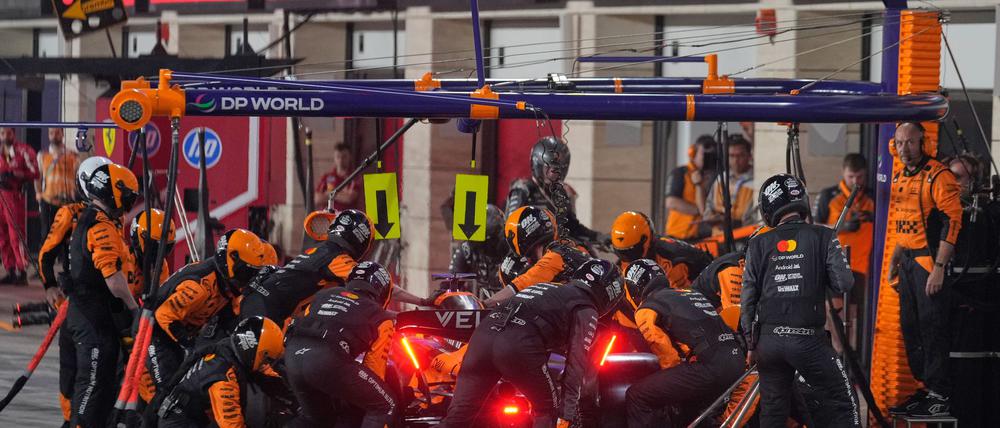 Die Lampen brennen in bisschen bei McLaren.