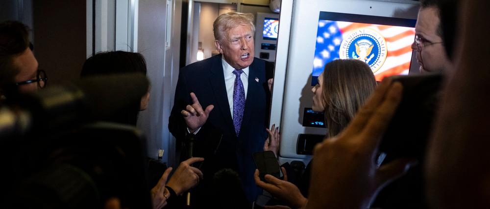 US-Präsident Trump klingt nach Beginn der Ukraine-Verhandlungen optimistisch.