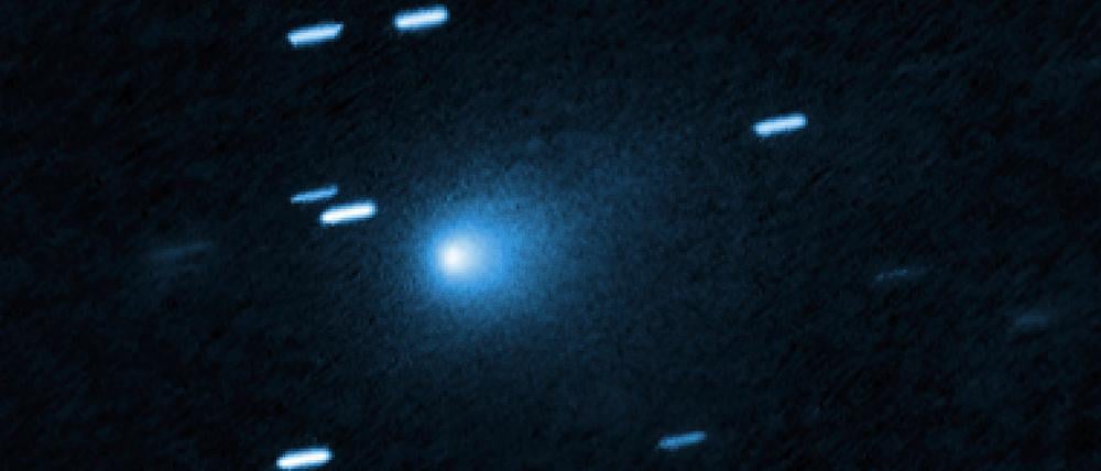 Das Hubble-Teleskop fotografierte den interstellaren Kometen 3I/Atlas am 21. Juli 2025.