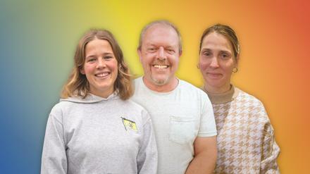  Lykka Maibaum, Frank Sieste, Kristin Schnabel (v.l.) arbeiten in ihrer Freizeit ehrenamtlich für das Gemeinwohl: Maibaum als Sporttrainerin, Sieste für den Vogelschutz und Schnabel beim DRK.