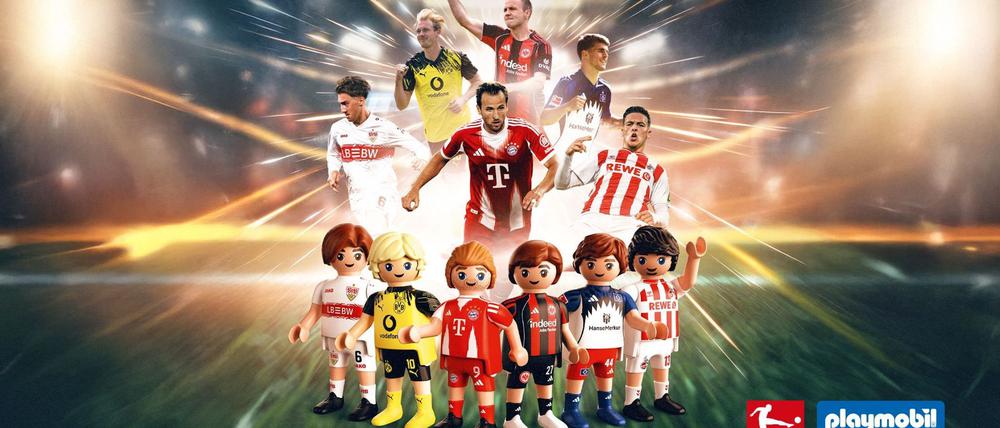 Im nächsten Jahr wird es Playmobil-Figuren von Bundesliga-Spielern geben.