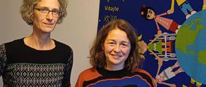 Sie steuern und koordinieren das Paten-Projekt „PaSch“: Stefanie Tragl (links), Viola Hoppe (rechts).