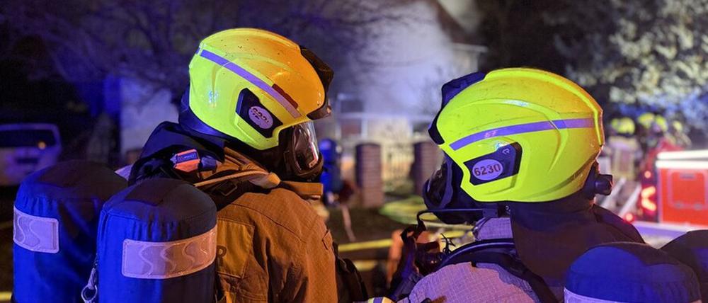Die Feuerwehr war am Montagabend in Mahlsdorf im Einsatz.