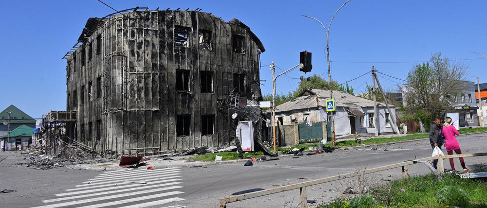 Bergarbeiterstadt Pokrowsk im Donezker Gebiet ist seit einem Jahr umkämpft und mittlerweile stark zerstört. (Archivbild)