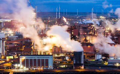 Auch die Stahlindustrie leidet.