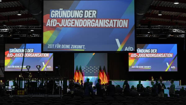 Gründung der AfD-Jugendorganisation am 29.11.2025 in den Hessenhallen in Gießen (Archivbild)