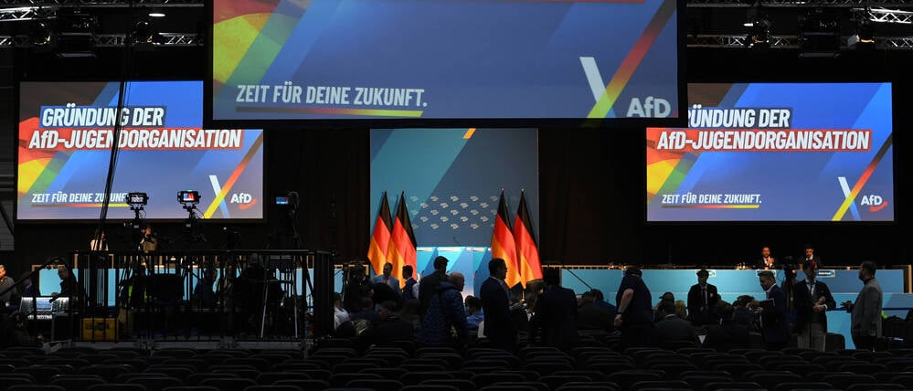 Gründung der AfD-Jugendorganisation am 29.11.2025 in den Hessenhallen in Gießen (Archivbild)