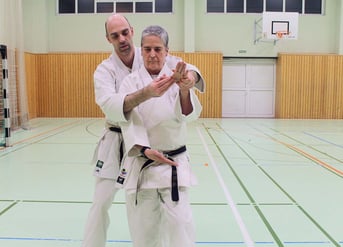 Helga Balkie ist blind - und dreifache Weltmeisterin in Karate / Credit: Steffi Bey