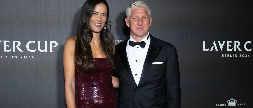 Ana Ivanovic, ehemalige Tennisspielerin, und ihr Ehemann Bastian Schweinsteiger kommen zur Opening Night vom Tennis Turnier Laver Cup.