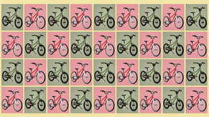 Collage zum Thema: Kinderfahrräder (Puky vs. Woom)