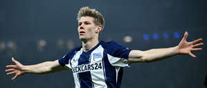 Luca Schuler erzielte gegen seinen Ex-Klub zwei Tore für Hertha BSC.