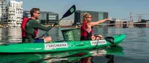 CopenPay: Wer in Kopenhagen während der Kajaktour Müll sammelt, fährt gratis. 