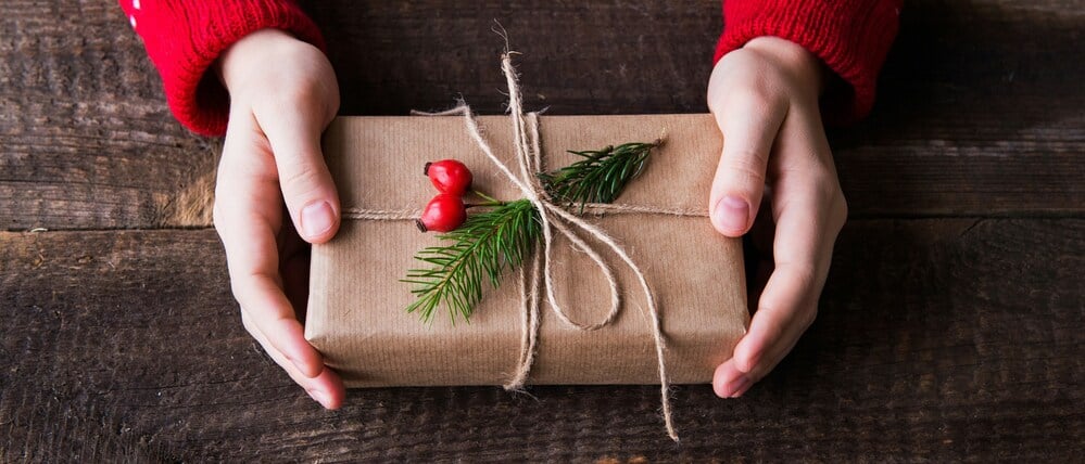 Nachhaltigkeit kann schon beim Geschenkpapier anfangen, und trotzdem gut aussehen