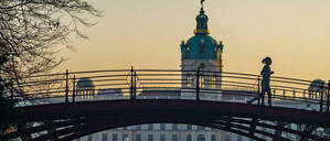 Das Schloss Charlottenburg lockt auch im Winter mit herrlichen Ansichten.