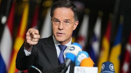 Wirbt um frisches Geld für US-Waffen für die Ukraine: Nato-Generalsekretär Mark Rutte.