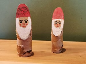 Basteln Foto: Saara von Alten. Wichtelmann aus Birkenholz