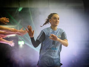 Lilli Schultze hat 2024 mit 15 Jahren für Albas Profis debütiert. 