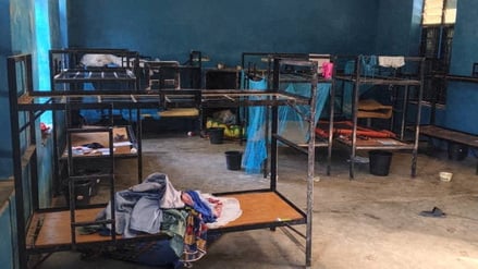 Tatort St. Mary’s Schule: Von dort wurden im November 300 Kinder entführt.