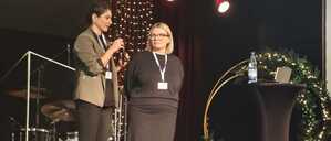 Bei einer Bürgerversammlung in Alt-Hohenschönhausen hat das Bezirksamt Berlin-Lichtenberg neue Pläne zur Umgestaltung der Große-Leege-Straße vorgestellt. Fotocredit: Dominik Lenze