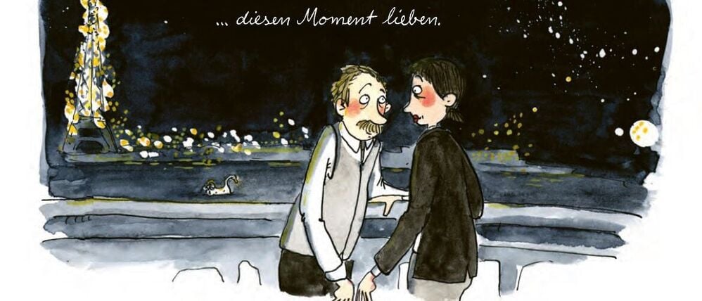 Eine Szene aus „Mein Freund Rilke“ von Melanie Garanin.