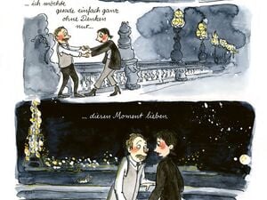 Eine Szene aus „Mein Freund Rilke“ von Melanie Garanin.