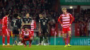 Enttäuschte Gesichter beim 1. FC Union.