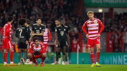 Enttäuschte Gesichter beim 1. FC Union.