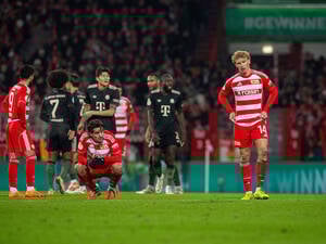 Enttäuschte Gesichter beim 1. FC Union.