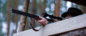 Ein Jäger in Brandenburg. (Symbolbild)