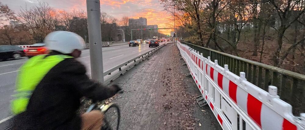 Stößenseebrücke Heerstraße zw. Berlin Spandau und Berlin Westend