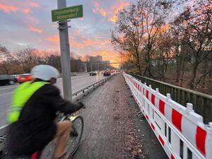 Stößenseebrücke Heerstraße zw. Berlin Spandau und Berlin Westend