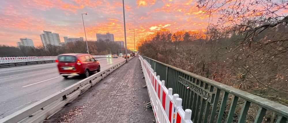 Stößenseebrücke Heerstraße zw. Berlin Spandau und Berlin Westend