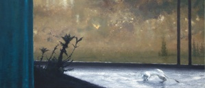 Sid Gastl, „Lichter“, 2023, Öl/Wachs auf Leinwand, 85 x 110 cm,
VG Bild-Kunst, Bonn 2025