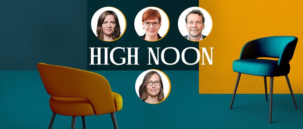 Gäste v.l.n.r: Karin Christmann, Marlene Haupt, Axel Börsch-Supan
Moderation: Anja Wehler-Schöck