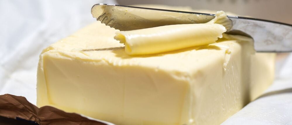 59 Packungen Butter hatten die Männer dabei. (Symbolbild)