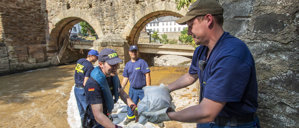 Das Technische Hilfswerk im Einsatz