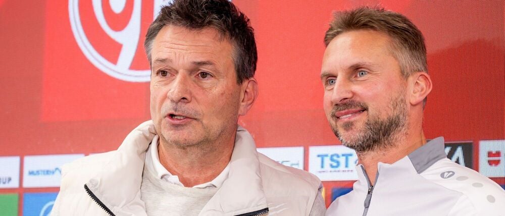 Sportvorstand Christian Heidel und Interimscoach Benjamin Hoffmann: Geht's mit Mainz nun aufwärts?