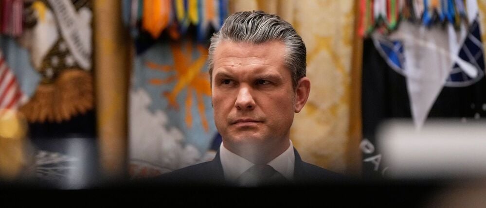Seit Januar ist Pete Hegseth Verteidigungsminister der Vereinigten Staaten.