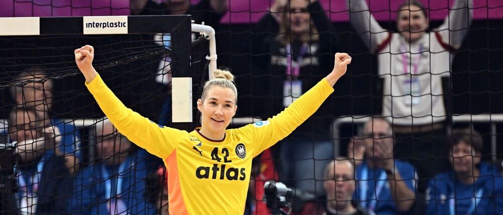 Torhüterin Katharina Filter überragt beim Viertelfinal-Einzug.