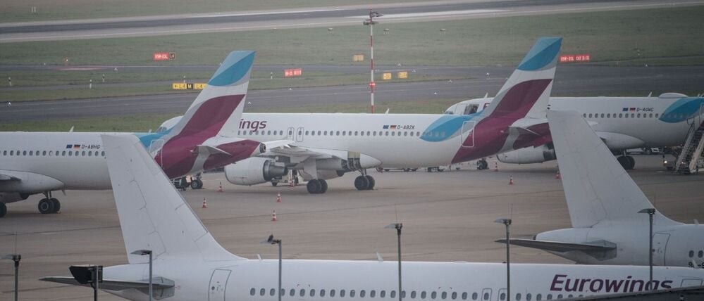 Eine Eurowings-Maschine musste in Bilbao zwischenlanden. (Symbolbild)