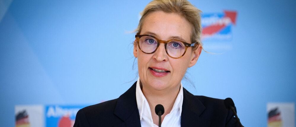 Alice Weidel, Vorsitzende der AfD-Bundestagsfraktion, äußert sich vor der Sitzung der AfD-Bundestagsfraktion im Deutschen Bundestag.