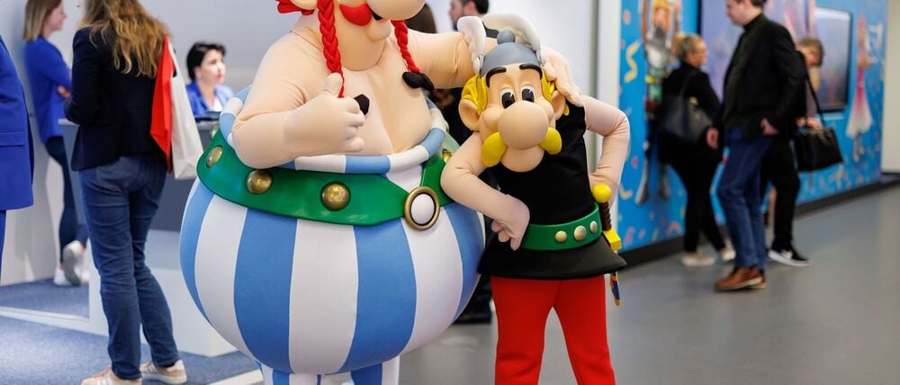 Der große Gallier Obelix ist neben seinem besten Freund Asterix eine der Hauptfiguren des Kult-Comics, den René Goscinny und Albert Uderzo 1959 gemeinsam geschaffen hatten. (Archivbild)