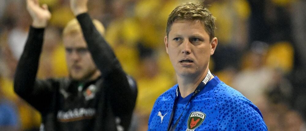 Füchse-Trainer Nicolej Krickau gehen langsam die Rückraumspieler aus