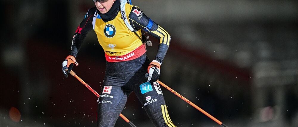 Franziska Preuß kann in Östersund nicht mehr starten.