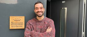 Robert Riquelme, 34 Jahre alt, geboren in Chile und Mitglied im Deutschen Kaffeeverband.