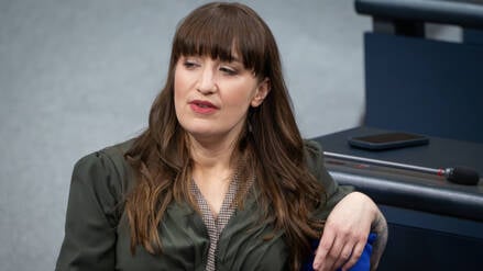 Heidi Reichinnek im Bundestag.