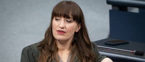 Heidi Reichinnek im Bundestag.